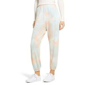 NWT BP Tie Dye Joggers Sweatpants In Blue Pink Tie Dye Sz S